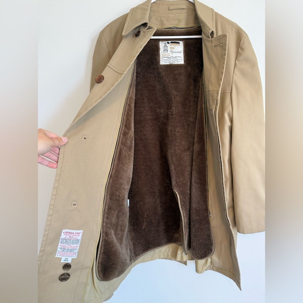 Vintage London Fog Trench Coat - Picture 2 of 6
